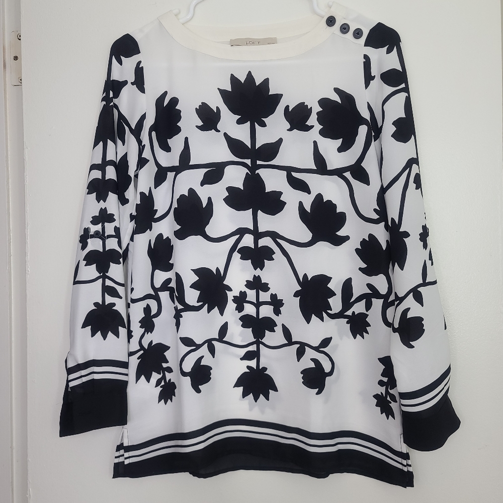 Loft Boat Neck Blouse